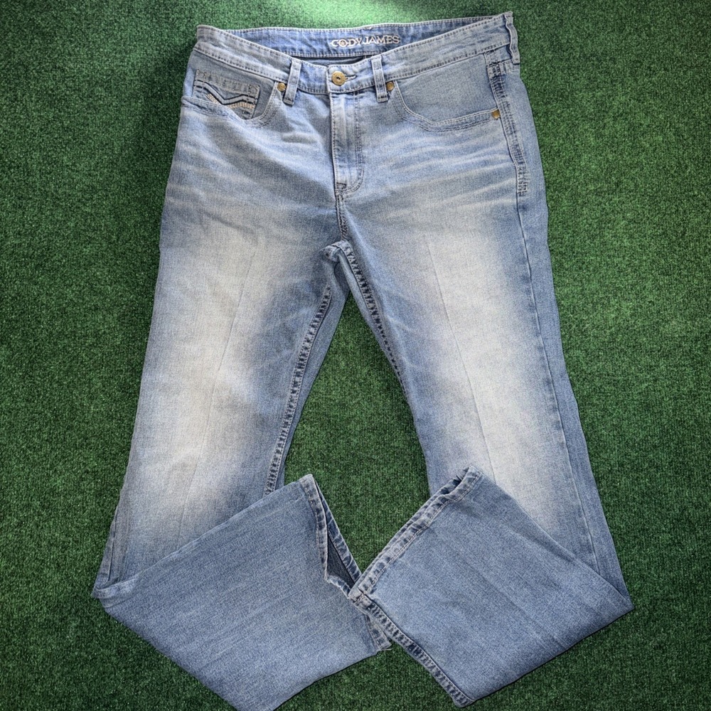 Cody James Blue Jeans Men's Size 36x34 Straight Leg - Picture 2 of 6